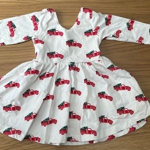 Monica + Andy Christmas truck dress